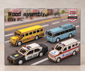 City Vehicles Wooden Assembly Puzzle