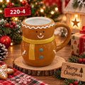 Cozy Gingerbread Mug with Lid
