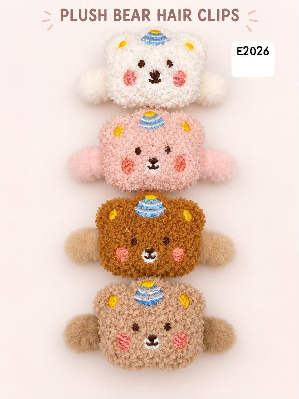 Little Bear Plush Hair Clip