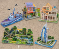 Miniature Scene Assembly Puzzle