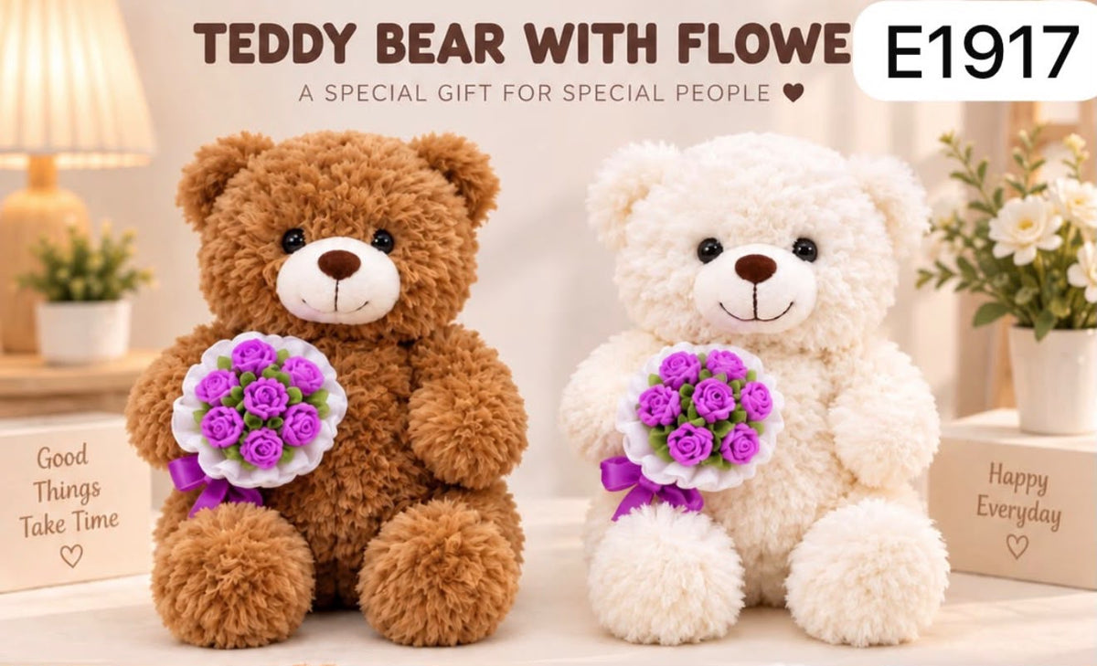 Bouquet Teddy Bear