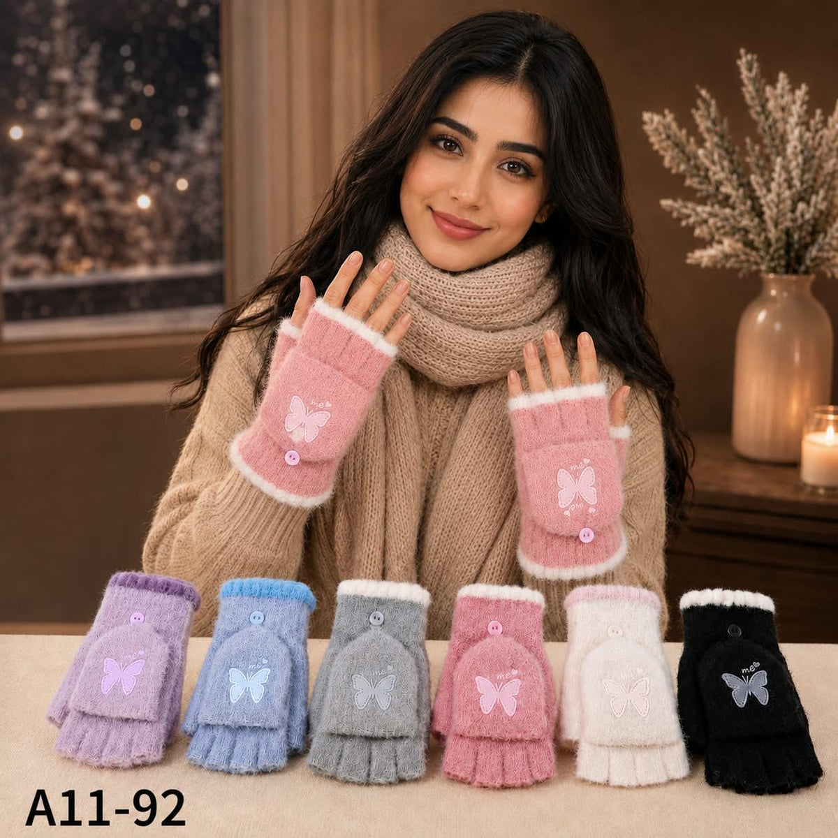Butterfly Fingerless Gloves