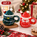 Christmas Character Mug with Lid