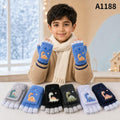 Dinosaur Fingerless Gloves