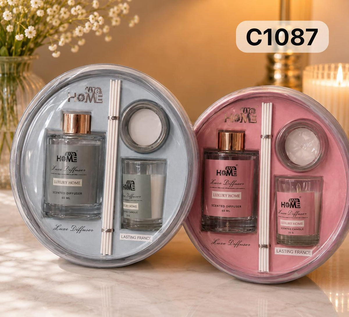 Reed Diffuser and Candle Gift Set
