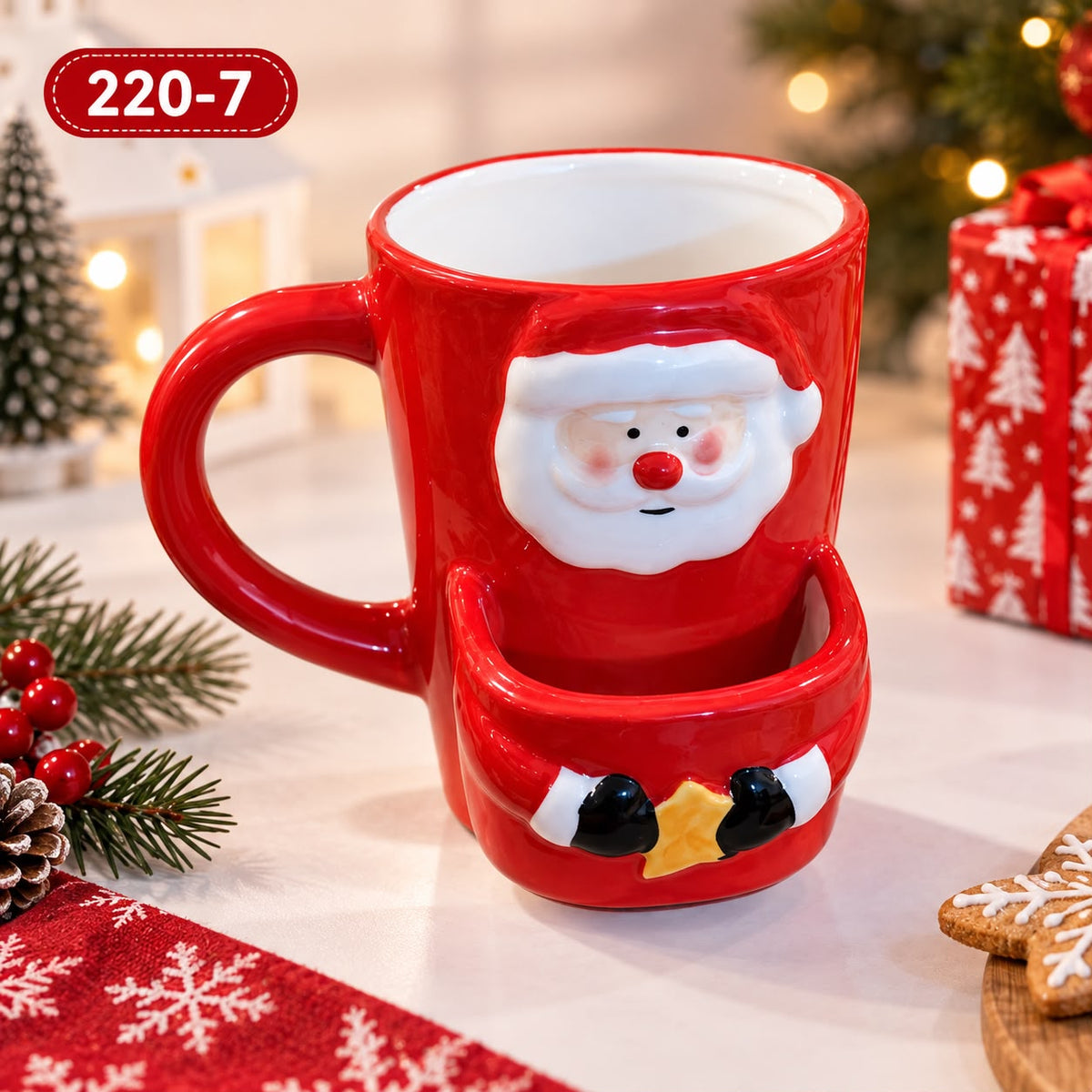 Santa Face Mug