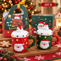 Santa Mug with Lid