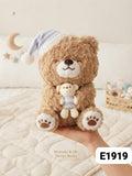 Sleepy Parent and Baby Bear Plush