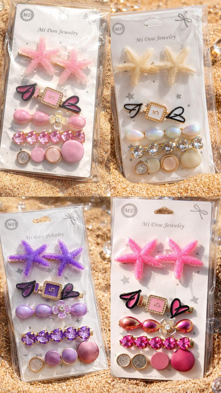 Starfish Hair Accessory Set